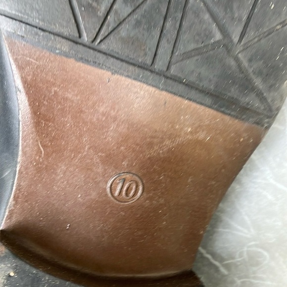 Men’s size 10 Black Oxfords with Square Toe dress shoes - Picture 11 of 12